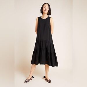 Anthropologie Black Maxi Dress